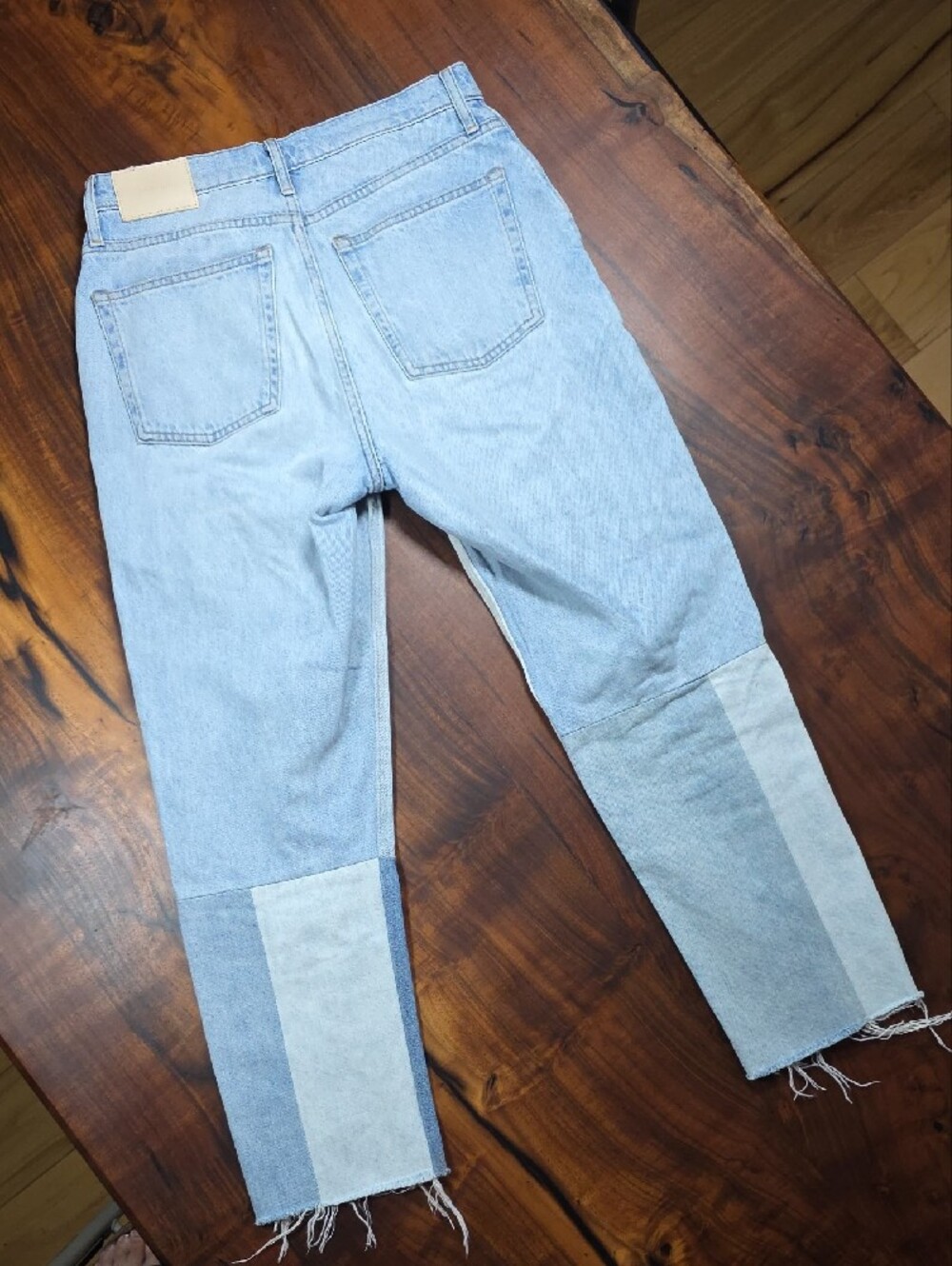 Everlane Light Blue Patchwork Streetwear✨️Y2K✨️SKATER GIRL✨️ - Picture 4 of 8